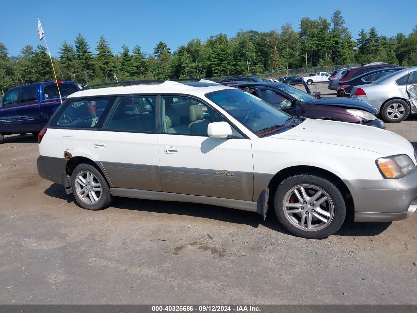 2001 Subaru Legacy Outback Limited VIN: 4S3BH686617603122 Lot: 40325686