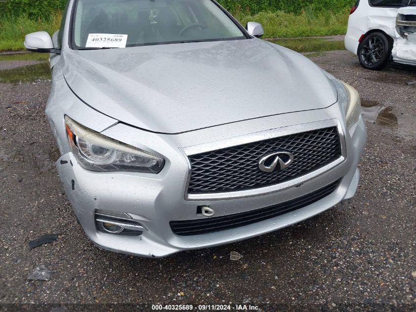 2015 Infiniti Q50 Premium/Sport VIN: JN1BV7APXFM337312 Lot: 40325689