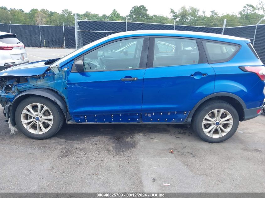 2017 Ford Escape S VIN: 1FMCU0F78HUD34282 Lot: 40325709