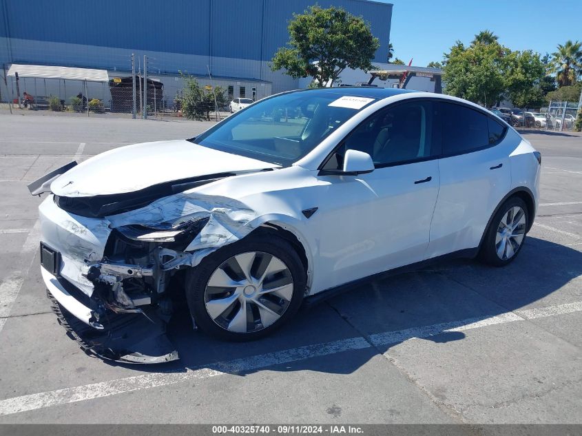 2021 TESLA MODEL Y LONG RANGE DUAL MOTOR ALL-WHEEL DRIVE - 5YJYGAEE5MF223036