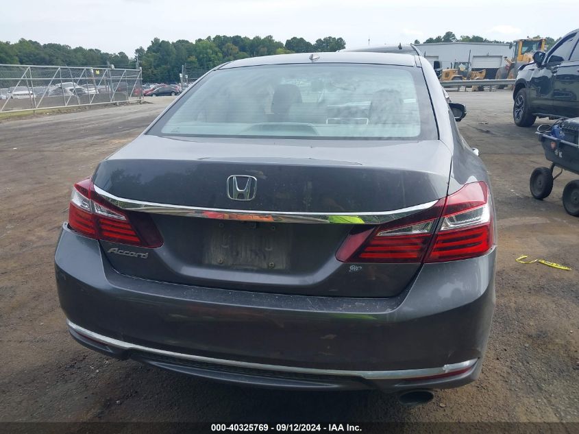 1HGCR2F86GA092684 2016 Honda Accord Ex-L