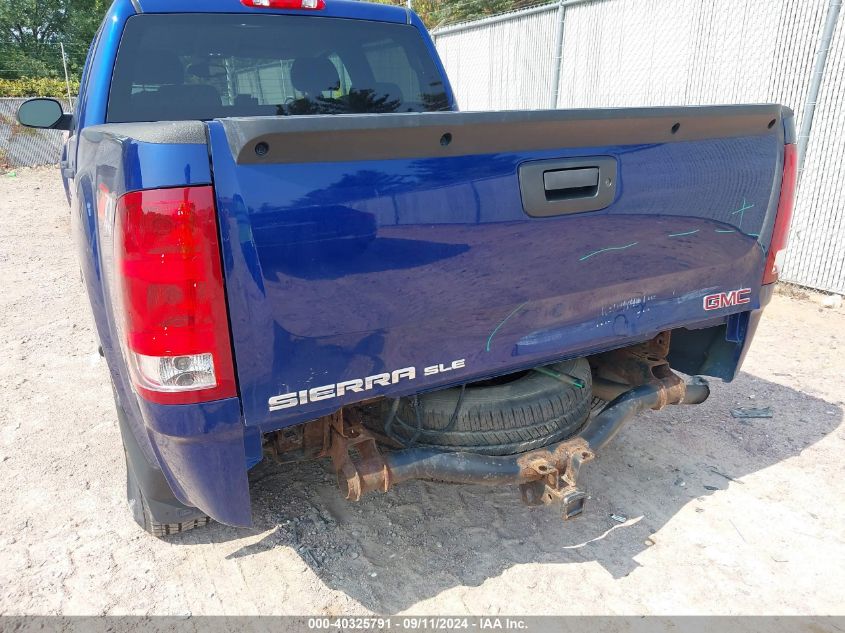 2013 GMC Sierra 1500 Sle VIN: 3GTP2VE79DG256375 Lot: 40325791