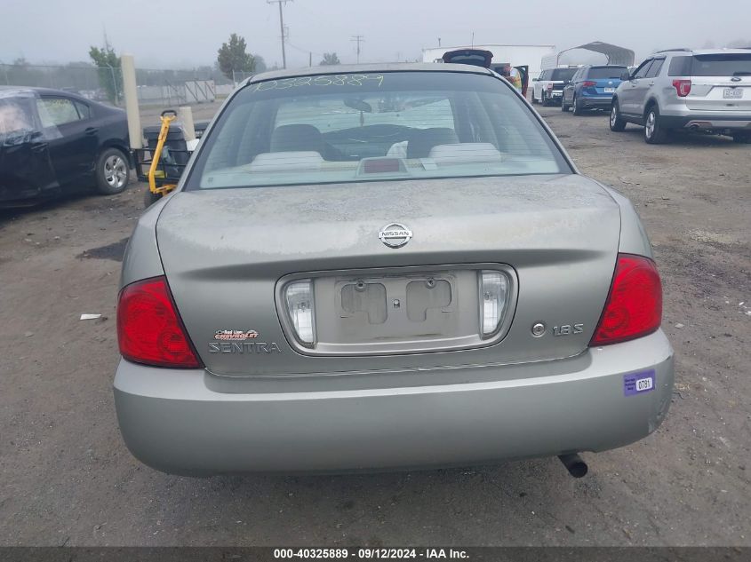 2004 Nissan Sentra 1.8/1.8S VIN: 3N1CB51D44L880475 Lot: 40325889