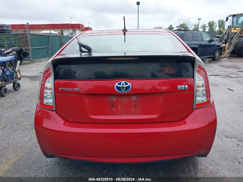 2014 Toyota Prius Three VIN: JTDKN3DU9E1770756 Lot: 40325910