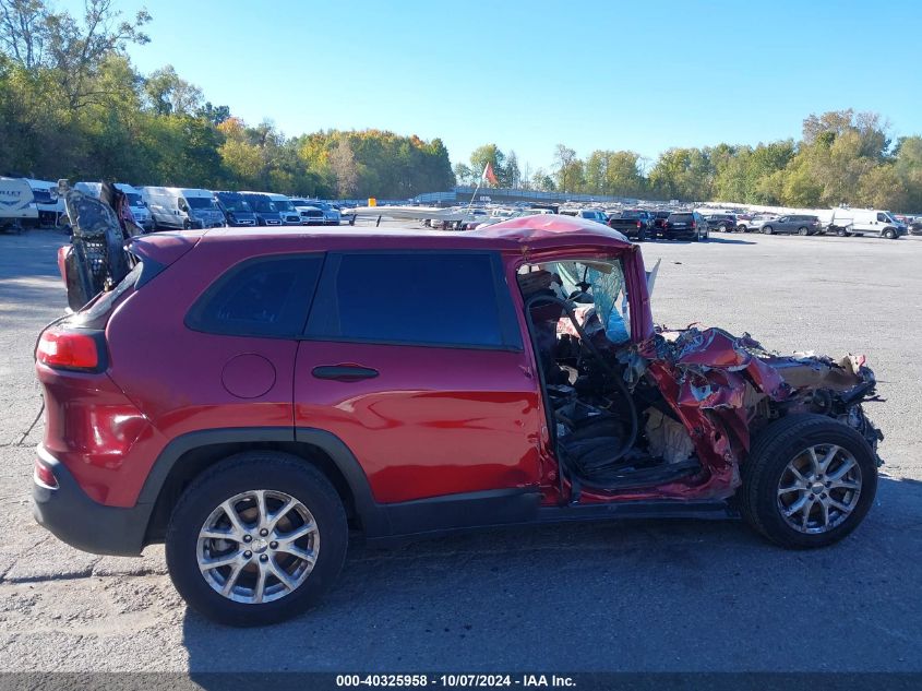 2015 Jeep Cherokee Sport VIN: 1C4PJLAB4FW506739 Lot: 40325958