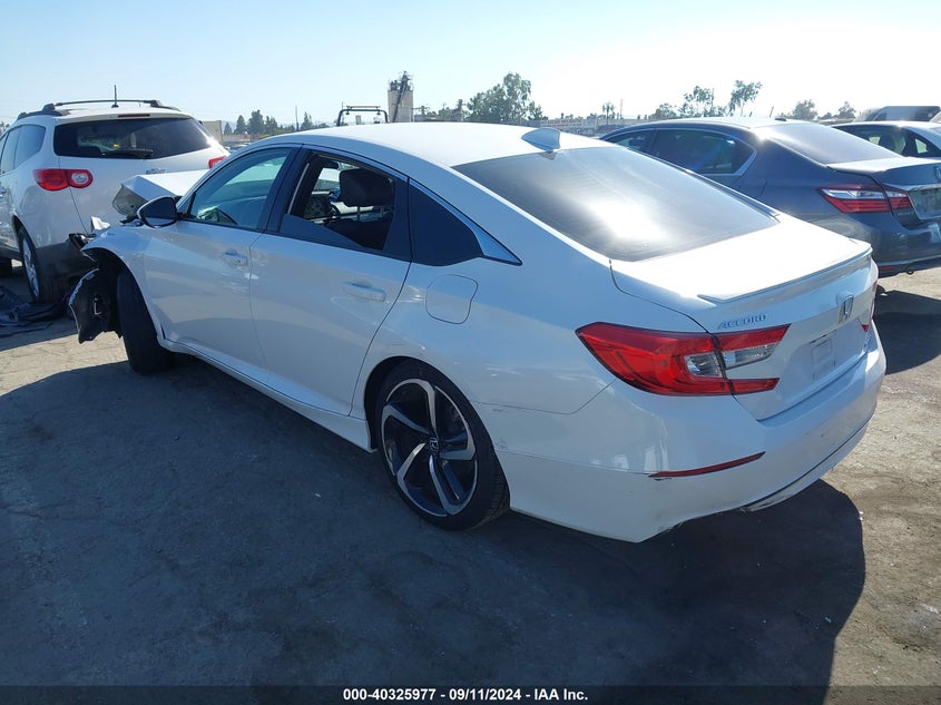 VIN 1HGCV1F37KA176418 2019 HONDA ACCORD SPORT
