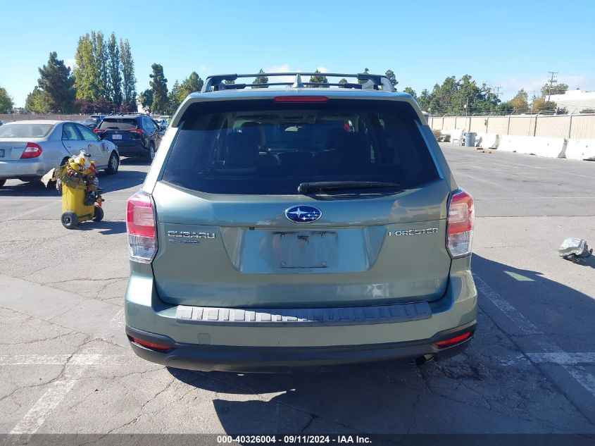 2018 Subaru Forester 2.5I Premium VIN: JF2SJAGC3JH538286 Lot: 40326004