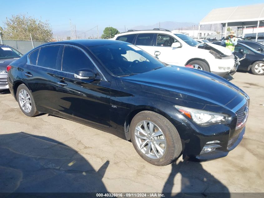 2017 Infiniti Q50 2.0T Base VIN: JN1CV7AP5HM642191 Lot: 40326016