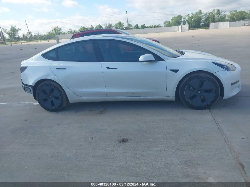 2023 Tesla Model 3 VIN: 5YJ3E1EA1PF570686 Lot: 40326100