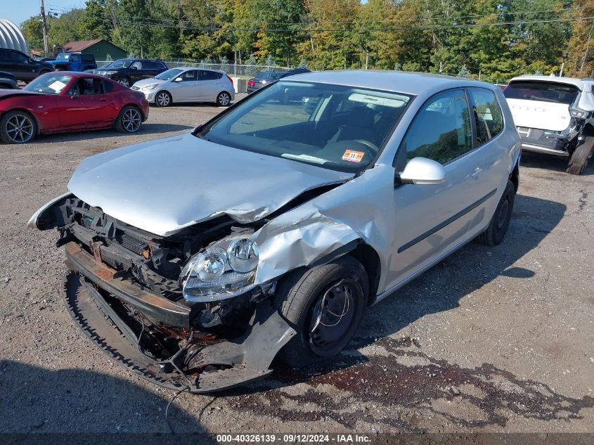 2007 Volkswagen Rabbit 2-Door VIN: WVWBS71K77W034813 Lot: 40326139