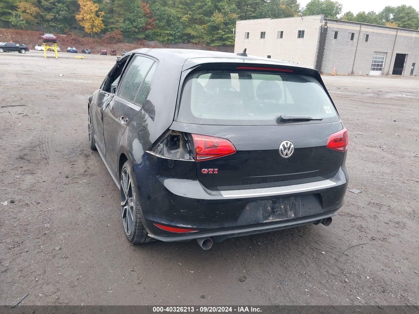 2017 VOLKSWAGEN GOLF GTI AUTOBAHN 4-DOOR/S 4-DOOR/SE 4-DOOR/SPORT 4-DOOR - 3VW447AU8HM064616