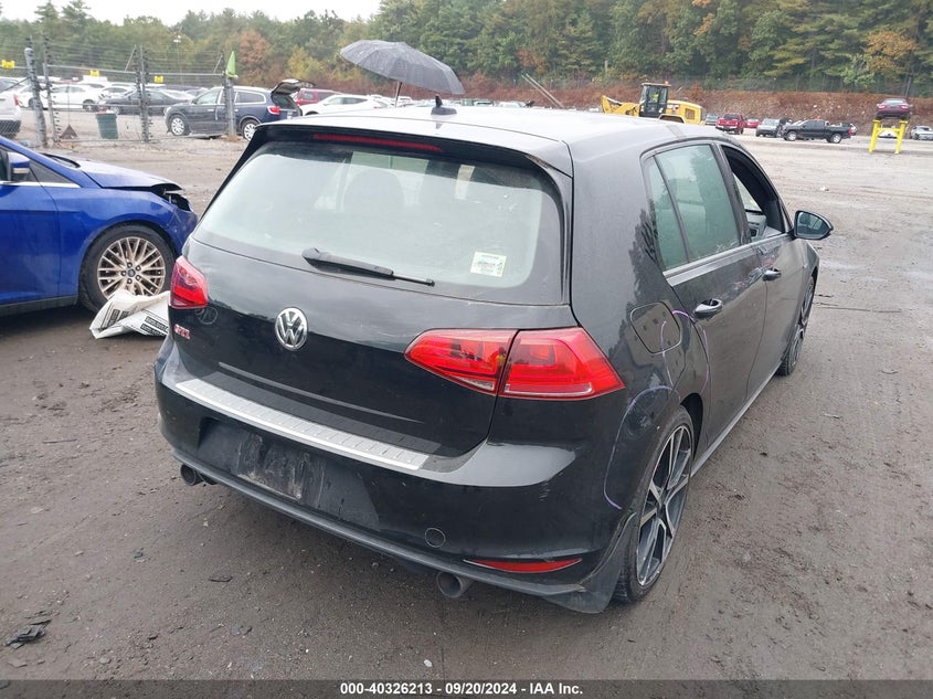 2017 VOLKSWAGEN GOLF GTI AUTOBAHN 4-DOOR/S 4-DOOR/SE 4-DOOR/SPORT 4-DOOR - 3VW447AU8HM064616