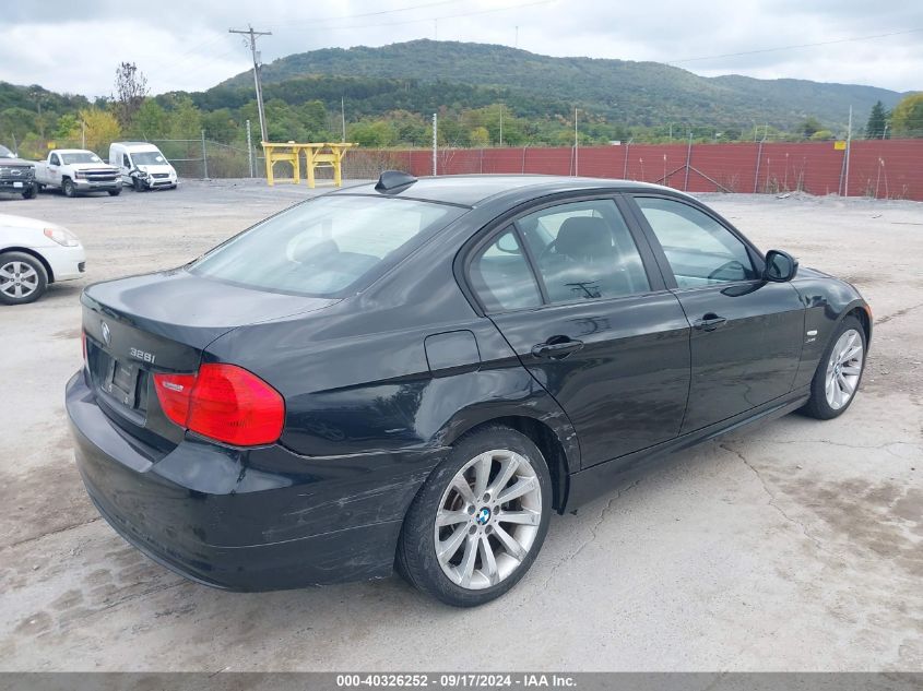 2011 BMW 328I xDrive VIN: WBAPK5C5XBA658013 Lot: 40326252