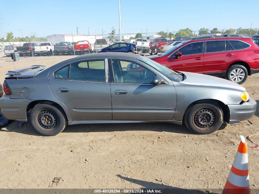 2004 Pontiac Grand Am Se VIN: 1G2NE52F04C247744 Lot: 40326294