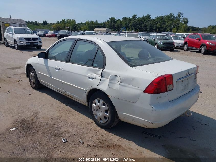 2003 Honda Civic Lx VIN: 2HGES16573H500506 Lot: 40326320