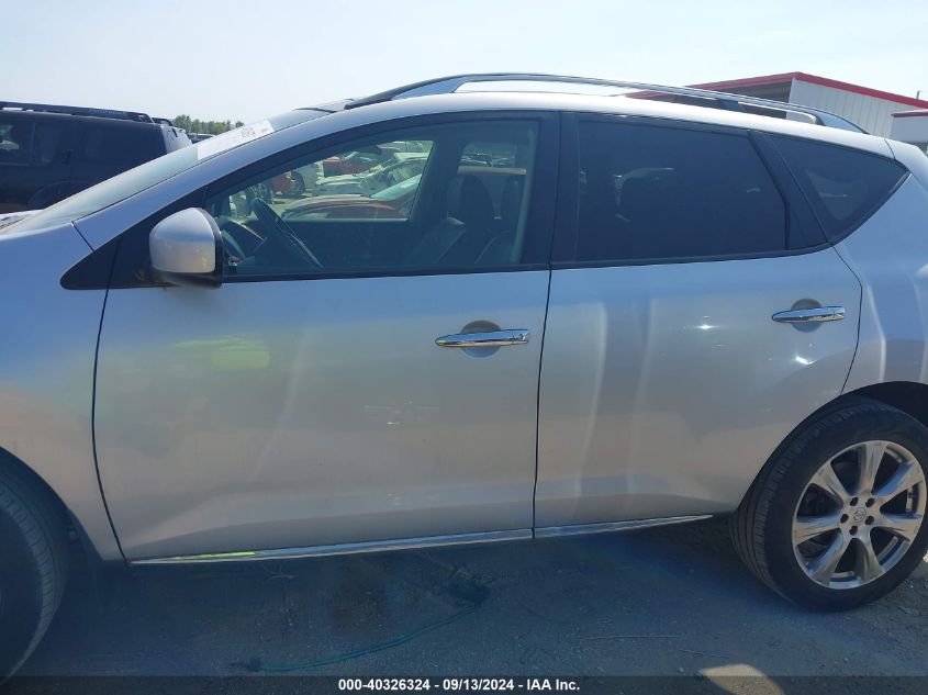 JN8AZ1MW3DW304574 2013 Nissan Murano Le