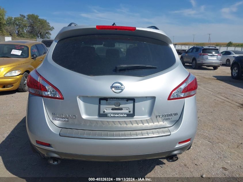 JN8AZ1MW3DW304574 2013 Nissan Murano Le