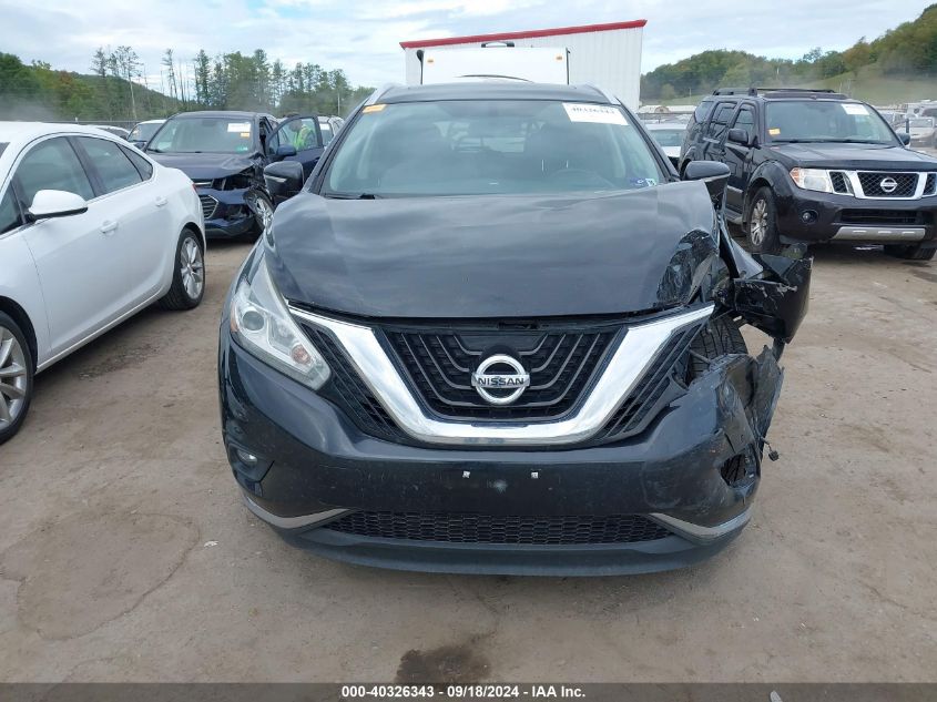 2015 Nissan Murano Platinum/S/Sl/Sv VIN: 5N1AZ2MHXFN243439 Lot: 40326343