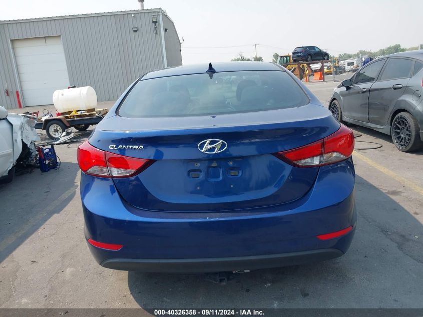 2015 Hyundai Elantra Se/Sport/Limited VIN: 5NPDH4AE4FH645306 Lot: 40326358