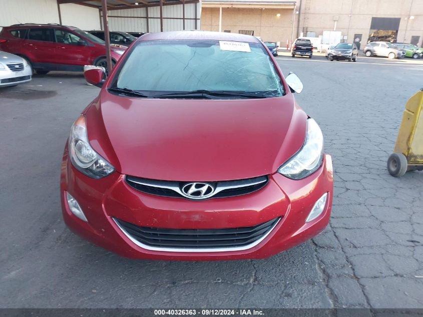 2013 Hyundai Elantra Gls/Limited VIN: 1KMHDH4AE2DU69050 Lot: 40326363