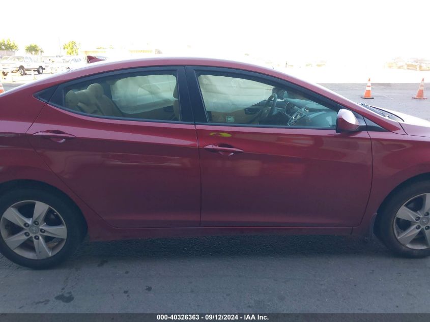 1KMHDH4AE2DU69050 2013 Hyundai Elantra Gls/Limited