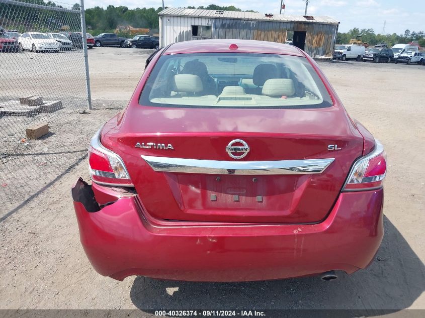 2015 Nissan Altima 2.5 Sl VIN: 1N4AL3AP0FN895693 Lot: 40326374