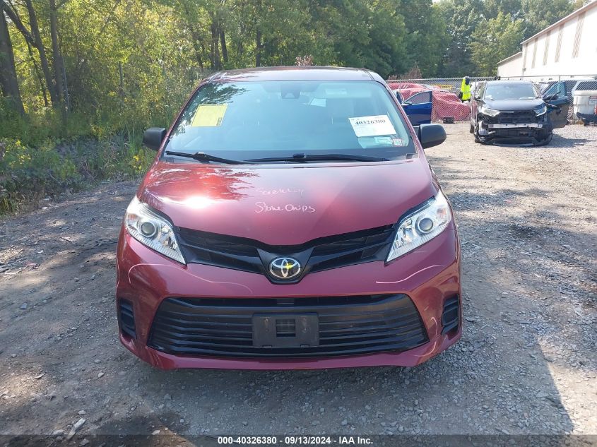 2018 Toyota Sienna L 7 Passenger VIN: 5TDZZ3DC8JS958918 Lot: 40326380