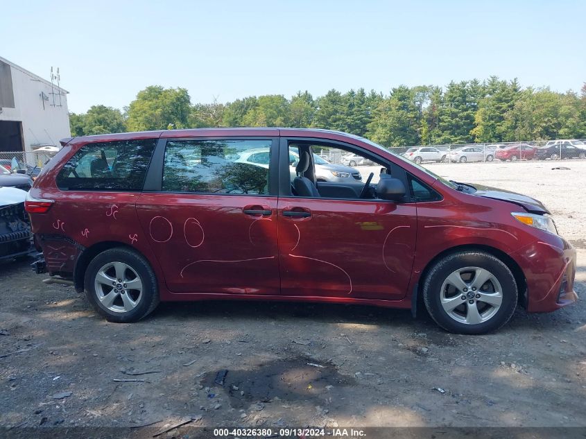 2018 Toyota Sienna L 7 Passenger VIN: 5TDZZ3DC8JS958918 Lot: 40326380