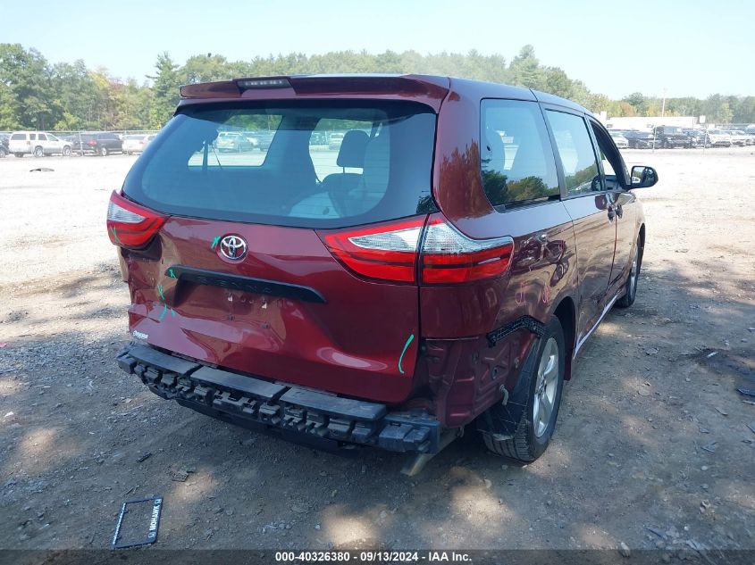 2018 Toyota Sienna L 7 Passenger VIN: 5TDZZ3DC8JS958918 Lot: 40326380