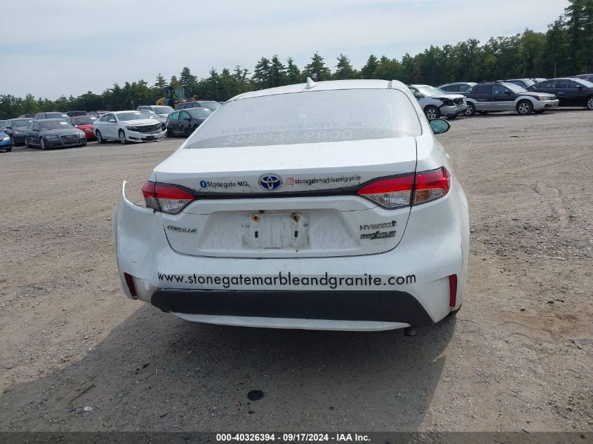 2020 Toyota Corolla Hybrid Le VIN: JTDEBRBE6LJ018899 Lot: 40326394