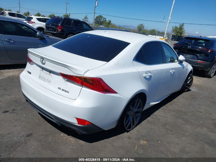 VIN JTHBA1D28H5044767 2017 Lexus IS, 200T no.4