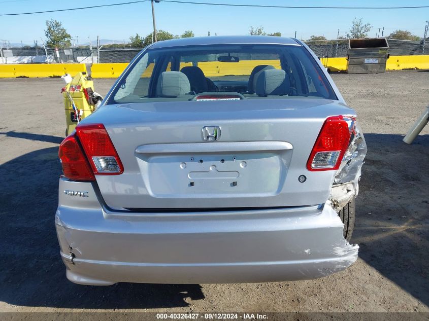 2004 Honda Civic Ex VIN: 2HGES26724H526455 Lot: 40326427