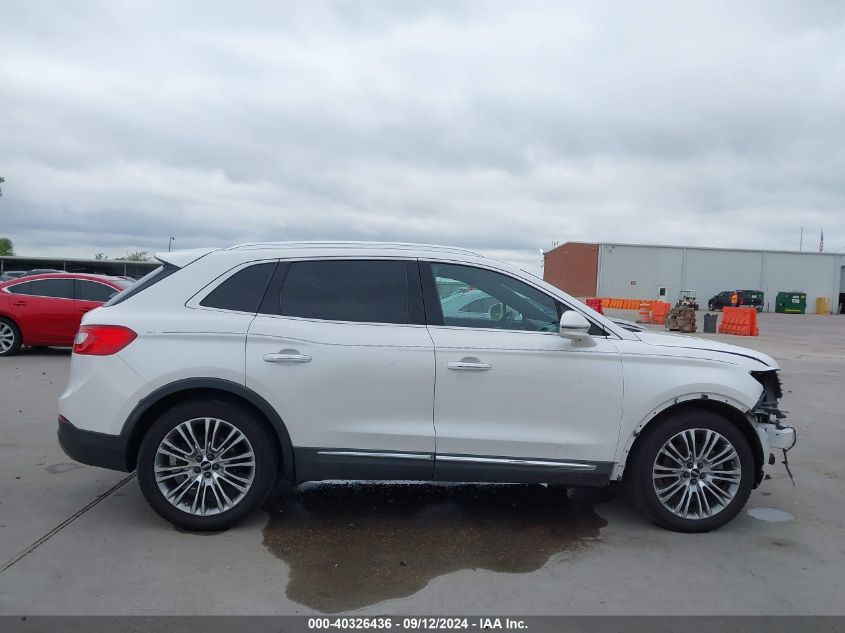 2017 Lincoln Mkx Reserve VIN: 2LMPJ6LR8HBL12828 Lot: 40326436