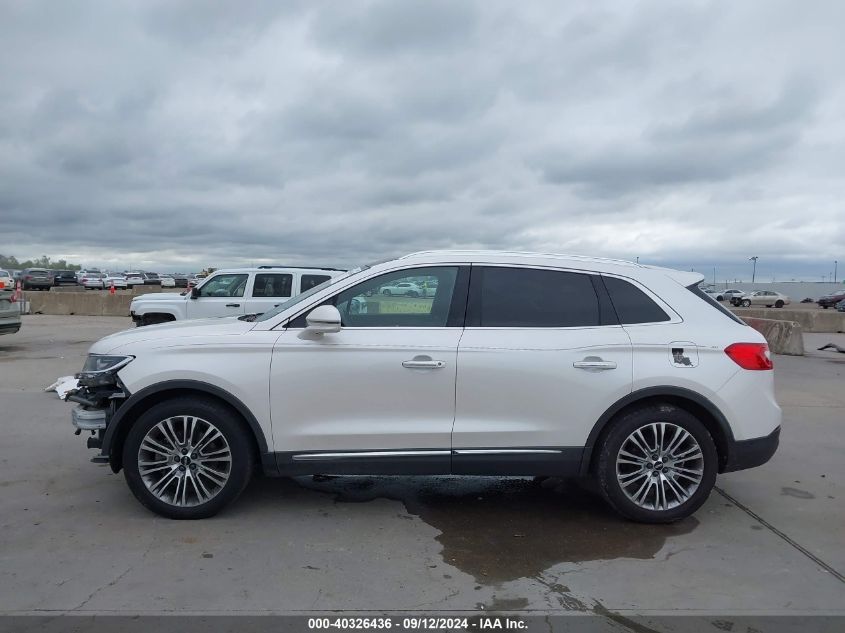 2017 Lincoln Mkx Reserve VIN: 2LMPJ6LR8HBL12828 Lot: 40326436