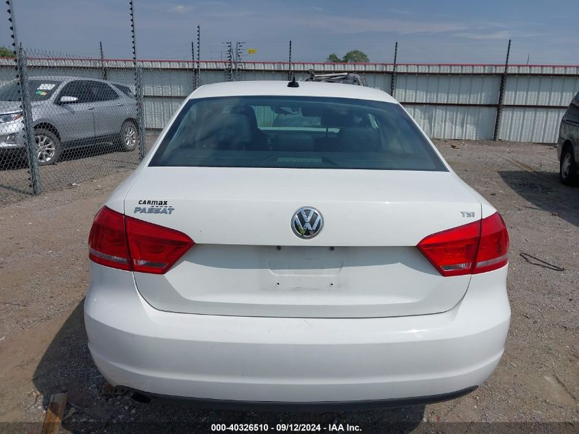 1VWAT7A36EC039191 2014 Volkswagen Passat 1.8T Wolfsburg Edition