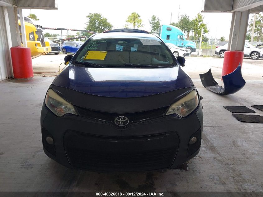 2015 Toyota Corolla L/Le/Le Pls/Prm/S/S Pls VIN: 2T1BURHE7FC429376 Lot: 40326518