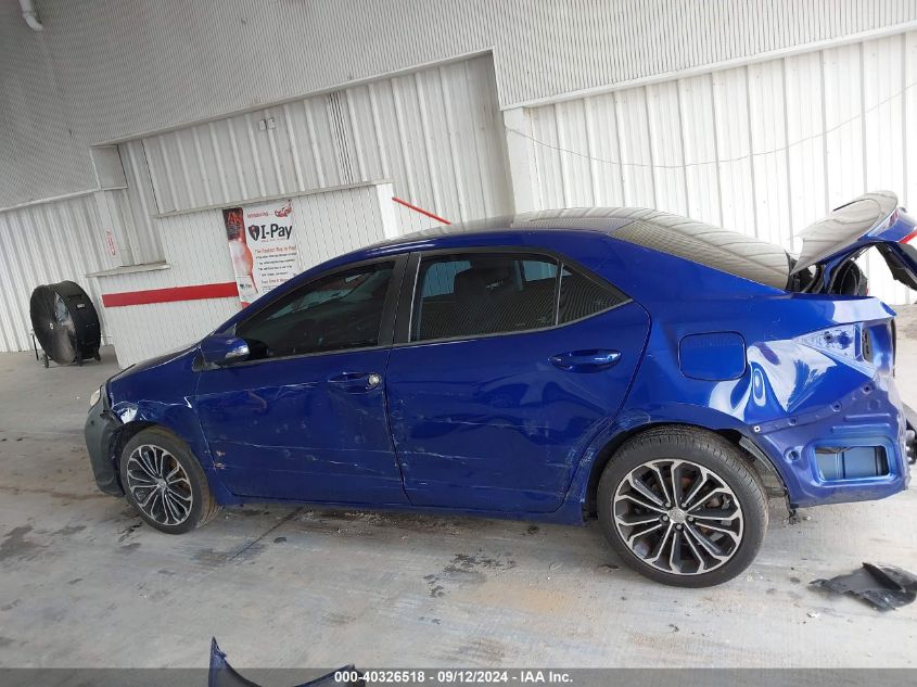 2015 Toyota Corolla L/Le/Le Pls/Prm/S/S Pls VIN: 2T1BURHE7FC429376 Lot: 40326518