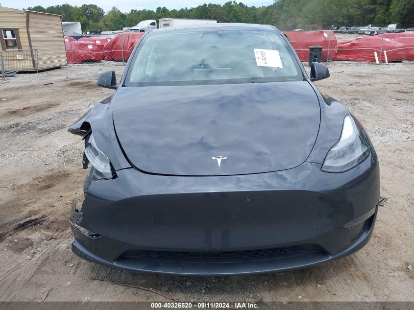 2024 Tesla Model Y Long Range Dual Motor All-Wheel Drive/Rwd VIN: 7SAYGDED5RF095609 Lot: 40326520