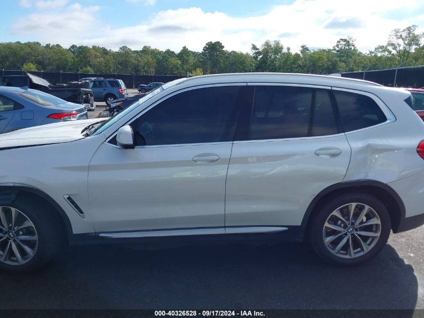 2019 BMW X3 Sdrive30I VIN: 5UXTR7C52KLE97915 Lot: 40326528