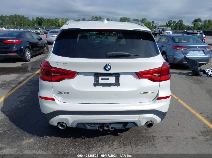 2019 BMW X3 Sdrive30I VIN: 5UXTR7C52KLE97915 Lot: 40326528