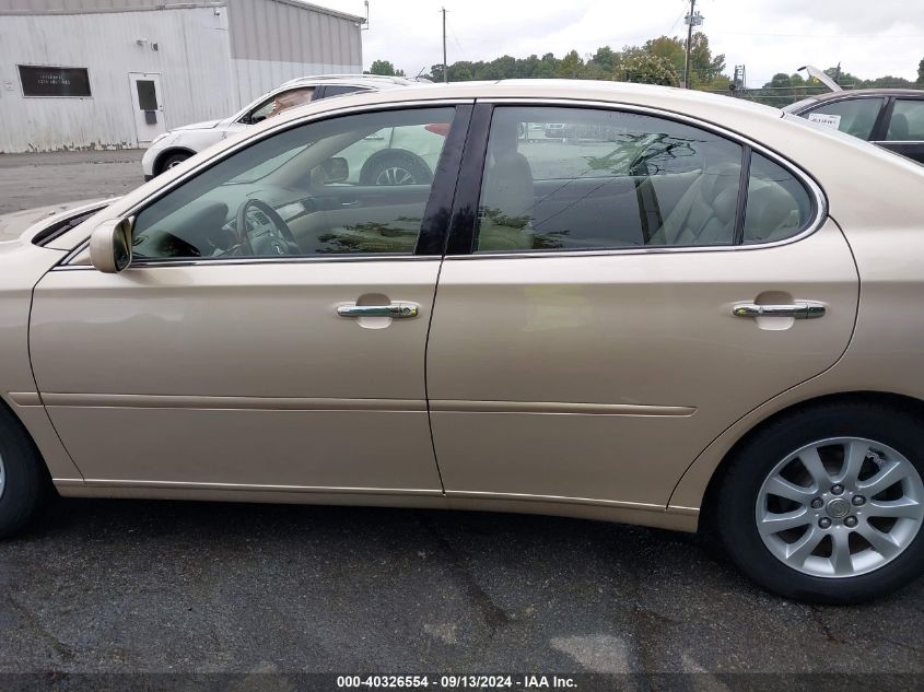 2003 Lexus Es 300 VIN: JTHBF30G130135917 Lot: 40326554