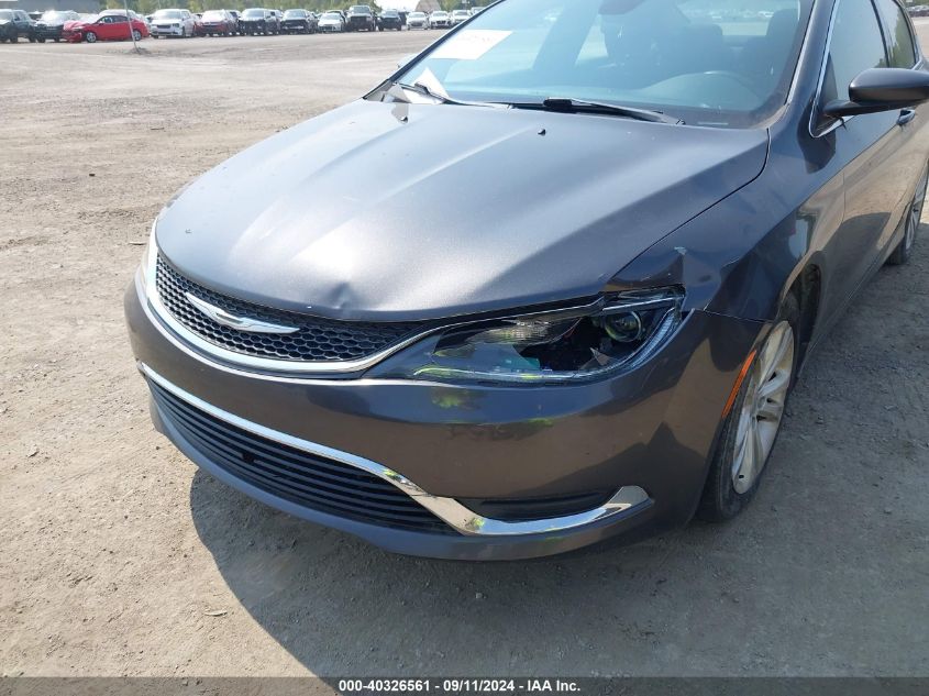 2015 Chrysler 200 Limited VIN: 1C3CCCAB4FN575305 Lot: 40326561