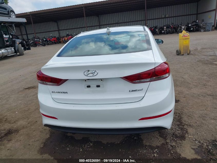 2017 Hyundai Elantra Limited VIN: 5NPD84LF6HH030460 Lot: 40326591