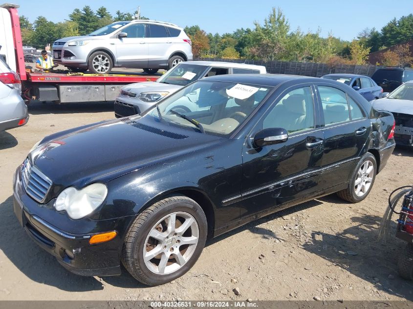 2007 Mercedes-Benz C 280 Luxury 4Matic VIN: WDBRF92H67F923568 Lot: 40326631