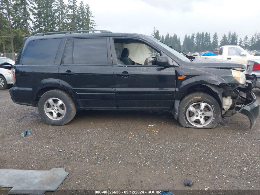 2007 Honda Pilot Ex VIN: 5FNYF184X7B001893 Lot: 40326635