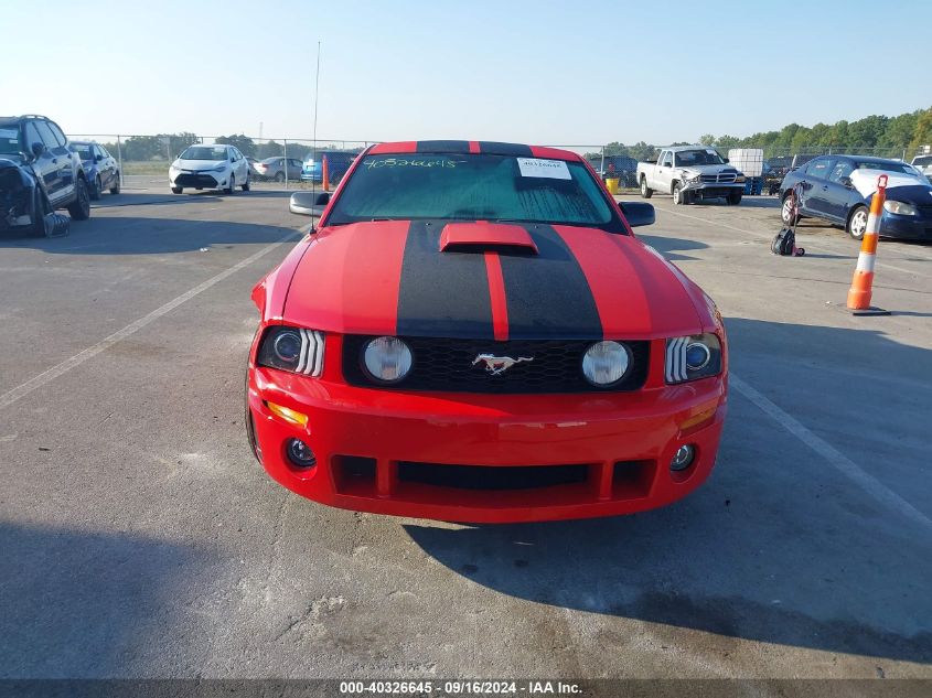 2007 Ford Mustang Gt VIN: 1ZVHT82HX75230151 Lot: 40326645