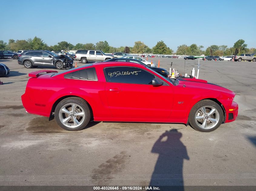 2007 Ford Mustang Gt VIN: 1ZVHT82HX75230151 Lot: 40326645