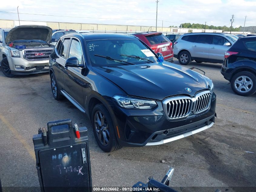 2022 BMW X3 XDRIVE30I - WBX57DP01NN178656