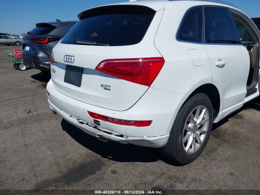 2011 Audi Q5 2.0T Premium VIN: WA1CFAFPXBA097169 Lot: 40326710