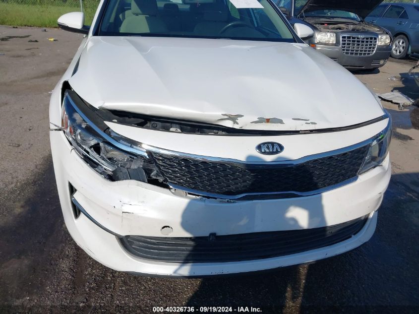 2016 Kia Optima Lx VIN: KNAGT4L30G5100662 Lot: 40326736